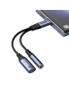 Kup Joyroom 3.5mm Adaptor 2-in-1 DAC SY-C02 USB-C / USB-C, mini jack negru - JYR954 - {ean13} - Sklep Home Screen