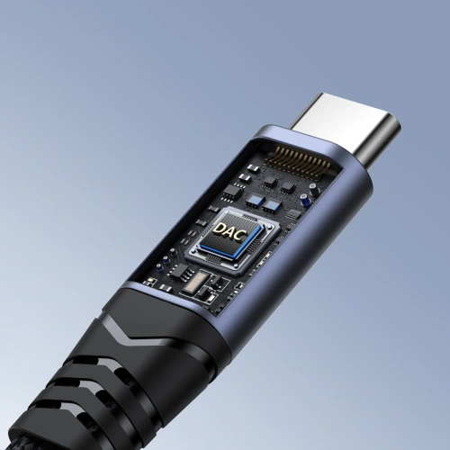 Kup Adaptér DAC 2w1 Joyroom SY-C02 USB-C / USB-C, mini jack 3.5mm černý - JYR954 - {ean13} - Sklep Home Screen