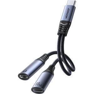 Kup Joyroom Adaptor 2-in-1 DAC SY-C03 USB-C / 2xUSB-C negru - JYR955 - {ean13} - Sklep Home Screen