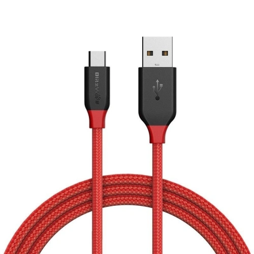 Kup Kábel Micro USB AmpCore BlitzWolf BW-MC4 1m (piros) - BLZ131RED - {ean13} - Sklep Home Screen