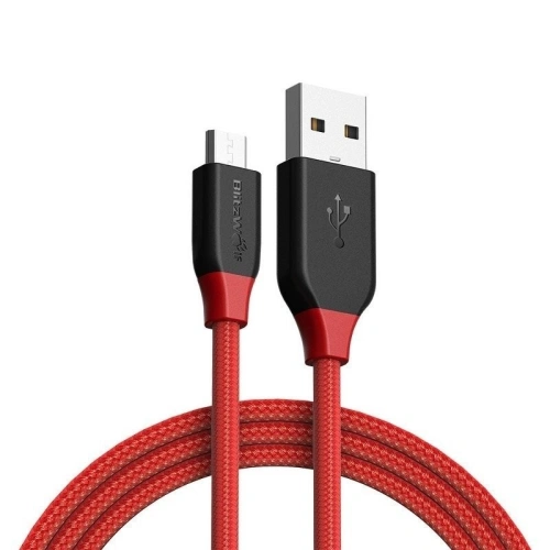 Kup Kábel Micro USB AmpCore BlitzWolf BW-MC4 1m (piros) - BLZ131RED - {ean13} - Sklep Home Screen