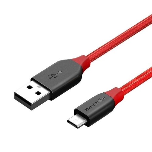 Kup Kábel Micro USB AmpCore BlitzWolf BW-MC4 1m (piros) - BLZ131RED - {ean13} - Sklep Home Screen