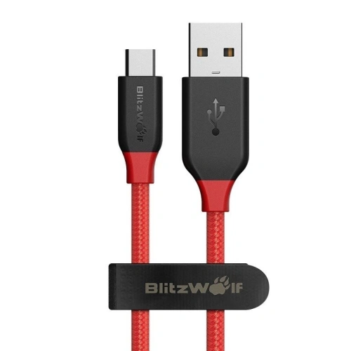 Kup Kábel Micro USB AmpCore BlitzWolf BW-MC4 1m (piros) - BLZ131RED - {ean13} - Sklep Home Screen