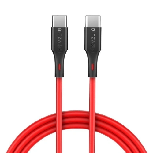 Kup BlitzWolf 0.9m USB-C PD-Kabel BW-TC17 PD3.0 QC4.0 (rot) - BLZ134RED - {ean13} - Sklep Home Screen