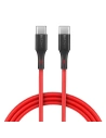 USB-C PD kábel BlitzWolf BW-TC17 PD3.0 QC4.0 0.9m (piros)