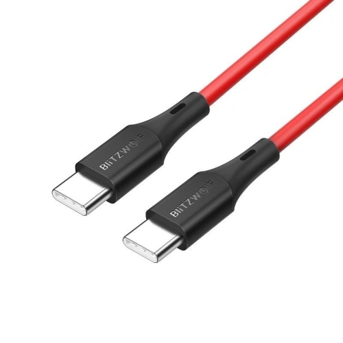 Kup BlitzWolf 0.9m USB-C PD-Kabel BW-TC17 PD3.0 QC4.0 (rot) - BLZ134RED - {ean13} - Sklep Home Screen