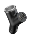 Buy Car Charger Baseus Y Type 2xUSB 3,4A 40W Black - BSU594BLK - {ean13} - Home Screen Store Europe
