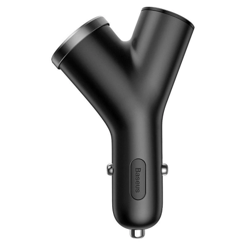 Buy Car Charger Baseus Y Type 2xUSB 3,4A 40W Black - BSU594BLK - {ean13} - Home Screen Store Europe