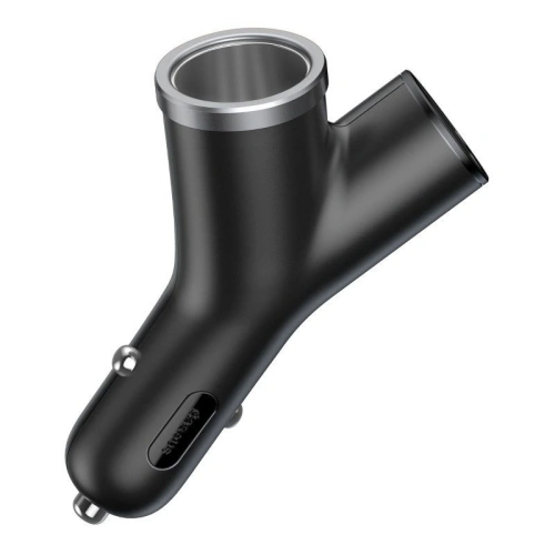 Buy Car Charger Baseus Y Type 2xUSB 3,4A 40W Black - BSU594BLK - {ean13} - Home Screen Store Europe