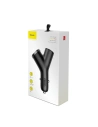 Buy Car Charger Baseus Y Type 2xUSB 3,4A 40W Black - BSU594BLK - {ean13} - Home Screen Store Europe