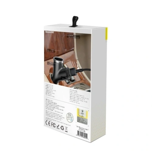 Kup Încărcător auto Baseus Y Type 2xUSB 3,4A 40W (negru) - BSU594BLK - {ean13} - Sklep Home Screen