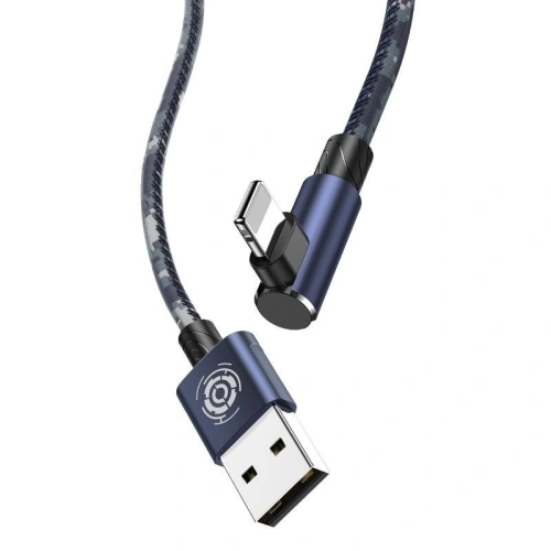 Kup Kabel úhlový Lightning USB Baseus Camouflage 2,4A 1m (modrý) - BSU596BLU - {ean13} - Sklep Home Screen