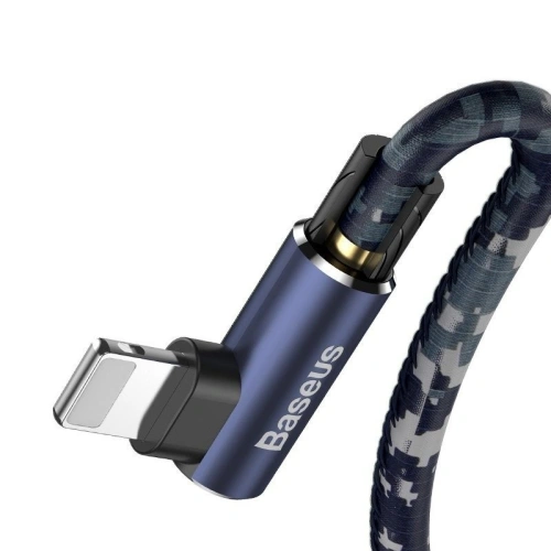 Kup Kabel úhlový Lightning USB Baseus Camouflage 2,4A 1m (modrý) - BSU596BLU - {ean13} - Sklep Home Screen