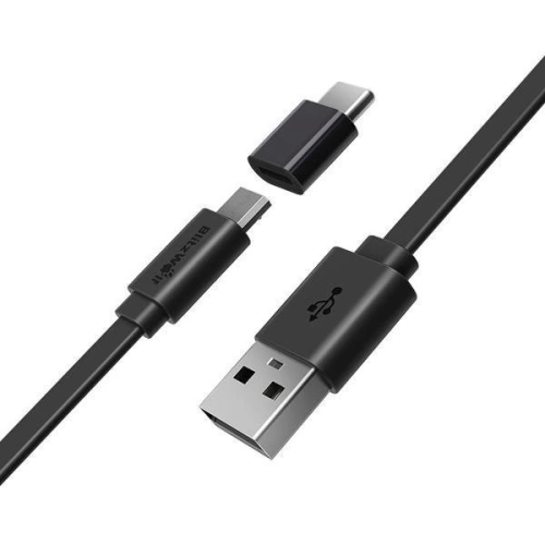 Kup Kabel Micro USB + adapter USB-C BlitzWolf BW-MT2 2A 1m - BLZ136 - {ean13} - Sklep Home Screen