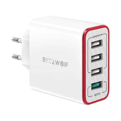 Kup Ładowarka sieciowa Blitzwolf BW-PL5 4x USB QC3.0 35W - BLZ137 - {ean13} - Sklep Home Screen