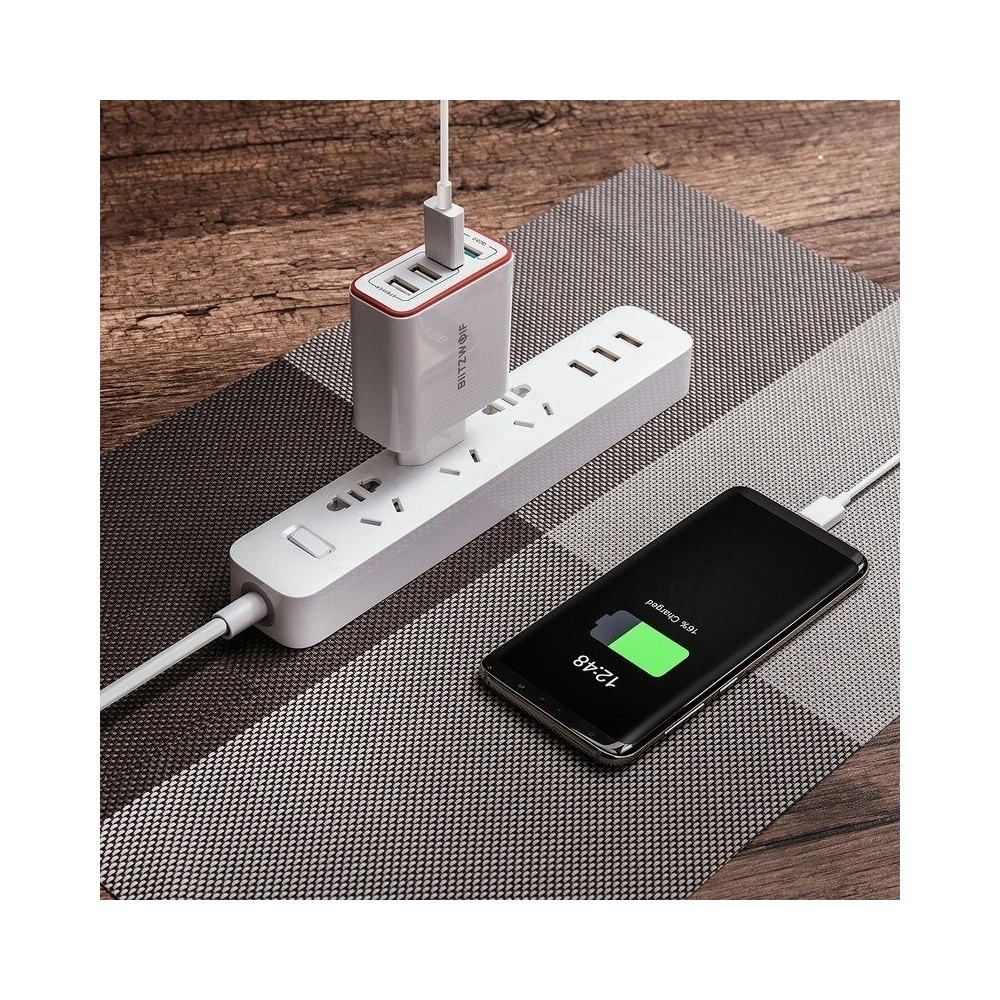 Ładowarka sieciowa Blitzwolf BW-PL5 4x USB QC3.0 35W