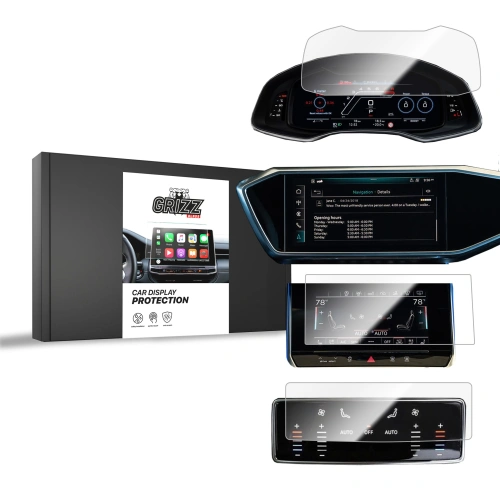 Kup GrizzGlass CarDisplay Protecție Film ceramic pentru Audi A6 C8 2018 [4 PACK] - GRZ7854 - {ean13} - Sklep Home Screen