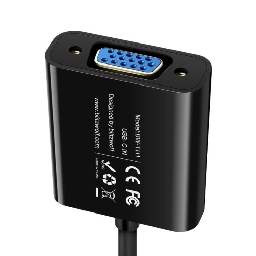 Kup Adapter USB-C la VGA Blitzwolf BW-TH1 - BLZ139 - {ean13} - Sklep Home Screen