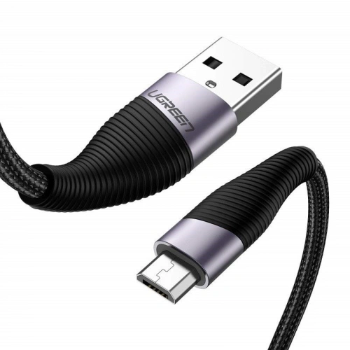 Kup UGREEN QC 3.0 2.4A 2m micro USB kábel (fekete) - UGR139BLK - {ean13} - Sklep Home Screen