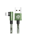 Kup Kabel unghiular Lightning USB Baseus Camouflage 2,4A 1m (verde) - BSU597GRN - {ean13} - Sklep Home Screen