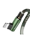 Kup Kabel unghiular Lightning USB Baseus Camouflage 2,4A 1m (verde) - BSU597GRN - {ean13} - Sklep Home Screen