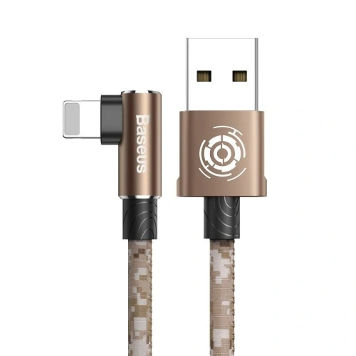 Kup Cablul unghiular Lightning USB Baseus Camouflage 1,5A 2m (cafea) - BSU601BR - {ean13} - Sklep Home Screen