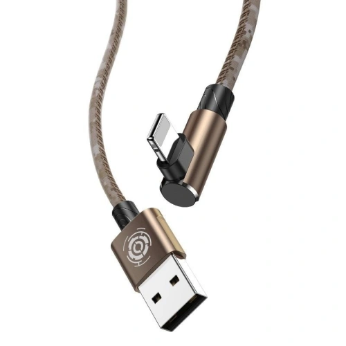 Kup Cablul unghiular Lightning USB Baseus Camouflage 1,5A 2m (cafea) - BSU601BR - {ean13} - Sklep Home Screen