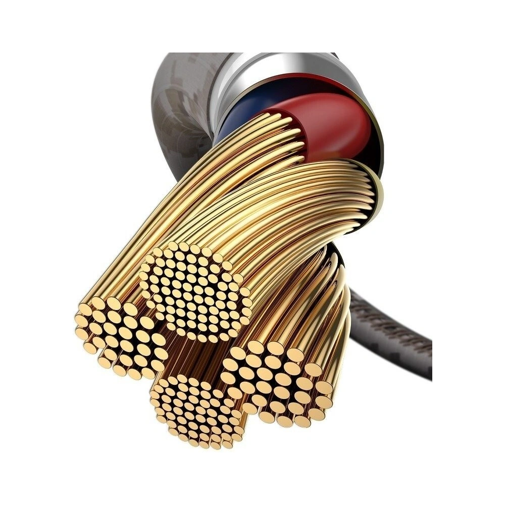 Kabel kątowy Lightning USB Baseus Camouflage 1,5A 2m (brązowy)