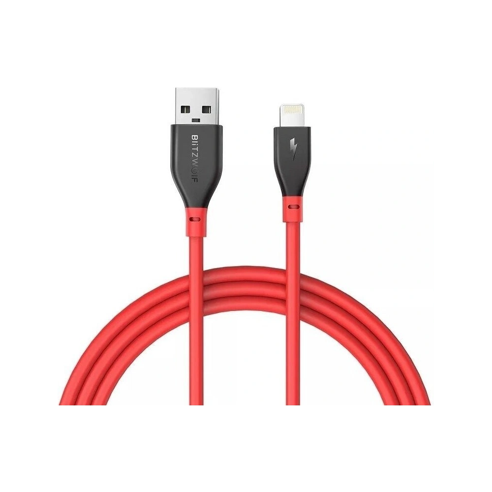 Kabel Lightning BlitzWolf BW-MF11 0.3m (czerwony)