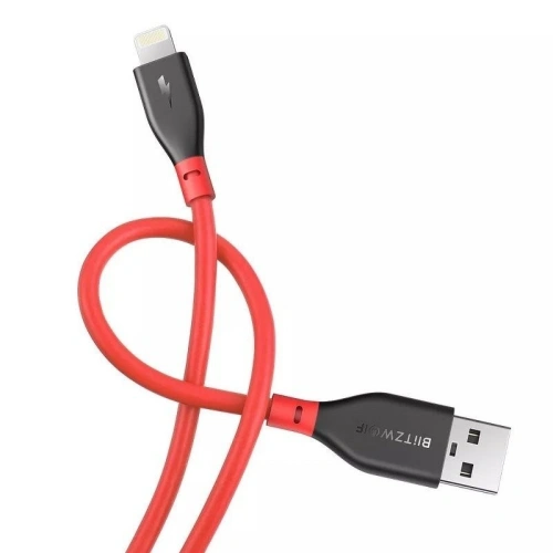 Buy Lightning Cable BlitzWolf BW-MF11 0.91m Red - BLZ144RED - {ean13} - Home Screen Store Europe