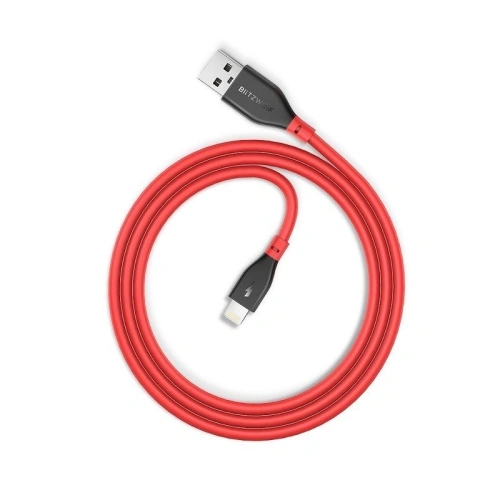Kup BlitzWolf 0.91m Lightning-Kabel BW-MF11 (rot) - BLZ144RED - {ean13} - Sklep Home Screen