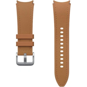 Kup Pasek Hybrid Eco-Leather Band Samsung ET-SHR95SDEGEU Galaxy Watch6 20mm S / M camel - SMG998 - {ean13} - Sklep Home Screen