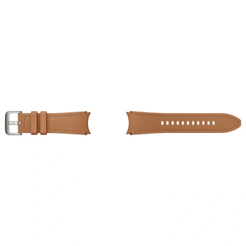 Kup Pasek Hybrid Eco-Leather Band Samsung ET-SHR95SDEGEU Galaxy Watch6 20mm S / M camel - SMG998 - {ean13} - Sklep Home Screen