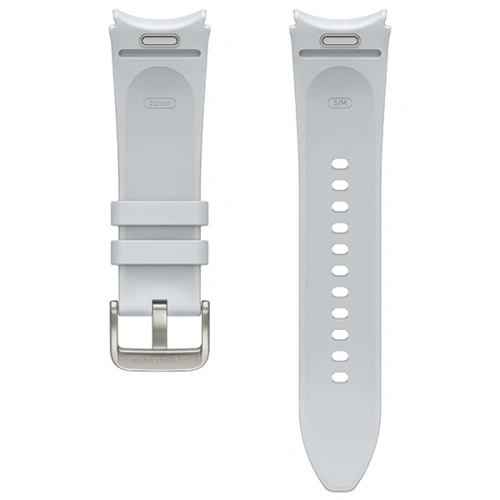 Kup Hibrid öko-bőr szíj Samsung ET-SHR95SSEGEU Galaxy Watch6 20mm S / M ezüst/silver - SMG1000 - {ean13} - Sklep Home Screen