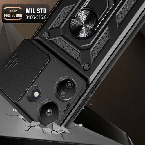 Kup Etui Tech-Protect CamShield Pro Xiaomi Redmi 13C / Poco C65 Black - THP2520 - {ean13} - Sklep Home Screen