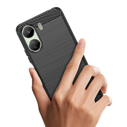 Buy Tech-Protect TPUCarbon Xiaomi Redmi 13C / POCO C65 Black - THP2521 - {ean13} - Home Screen Store Europe