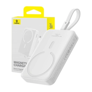 Buy Baseus Magnetic Mini USB-C Powerbank 10000mAh 30W MagSafe (white) - BSU4809 - {ean13} - Home Screen Store Europe