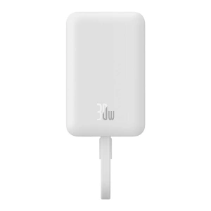 Buy Baseus Magnetic Mini USB-C Powerbank 10000mAh 30W MagSafe (white) - BSU4809 - {ean13} - Home Screen Store Europe