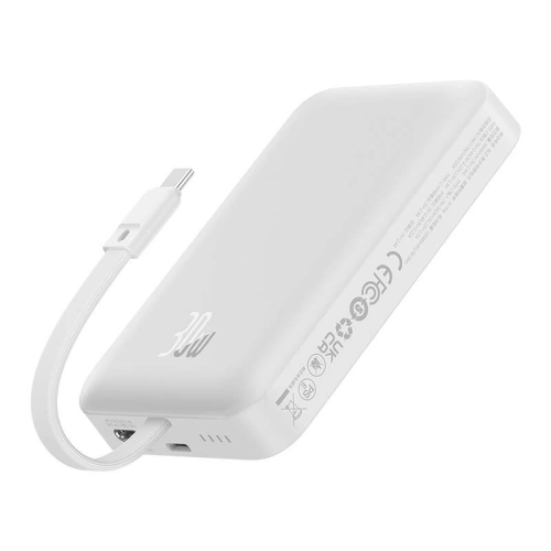 Buy Baseus Magnetic Mini USB-C Powerbank 10000mAh 30W MagSafe (white) - BSU4809 - {ean13} - Home Screen Store Europe