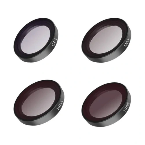 Buy Set of 4 TELESIN CPL / ND8 / ND16 / ND32 filters for Insta360 GO3 camera - TLS136 - {ean13} - Home Screen Store Europe