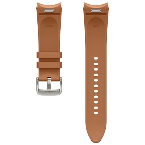 Kup Samsung Bandă Hybrid Eco piele ET-SHR96LDEGEU Galaxy Watch6 20mm M / L camel - SMG1001 - {ean13} - Sklep Home Screen