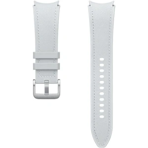 Kup Samsung Bandă Hybrid Eco-Leather ET-SHR96LSEGEU Galaxy Watch6 20mm M / L argintiu/argintiu - SMG1003 - {ean13} - Sklep Home Screen
