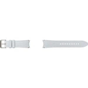 Kup Hibrid öko-bőr szíj Samsung ET-SHR96LSEGEU Galaxy Watch6 20mm M / L ezüst/silver - SMG1003 - {ean13} - Sklep Home Screen