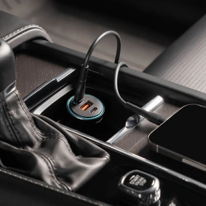 Kup Ładowarka samochodowa Ringke 3-port USB-A QC, 2xUSB-C PD Car Charger 30W Black - RGK1907 - {ean13} - Sklep Home Screen