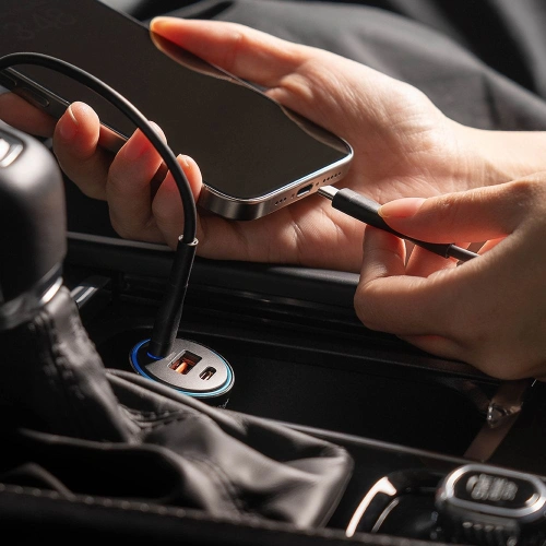 Kup Ringke Încărcător auto cu 3 porturi USB-A QC, 2xUSB-C PD Încărcător auto 30W Negru - RGK1907 - {ean13} - Sklep Home Screen