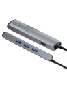 Kup Adapter HUB 6w1 Baseus USB-C-ról 3x USB 3.0 + HDMI + RJ45 + USB-C PD-re - BSU607 - {ean13} - Sklep Home Screen