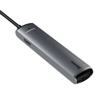 Adapter HUB 6w1 Baseus USB-C na 3x USB 3.0 + HDMI + RJ45 + USB-C PD
