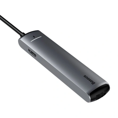Kup Baseus Adapter HUB 6in1 USB-C auf 3x USB 3.0 + HDMI + RJ45 + USB-C PD - BSU607 - {ean13} - Sklep Home Screen
