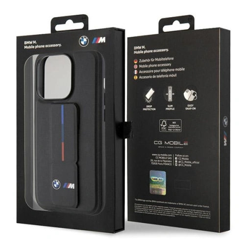 Kup Etui BMW BMHCP15X22GSLK Apple iPhone 15 Pro Max hardcase Grip Hot Stamp černý/black - BMW586 - {ean13} - Sklep Home Screen