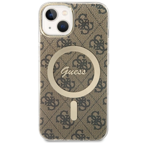 Kup Etui Guess GUHMP13MH4STW Apple iPhone 13 / 14 / 15 hardcase 4G MagSafe hnědý/brown - GUE3135 - {ean13} - Sklep Home Screen